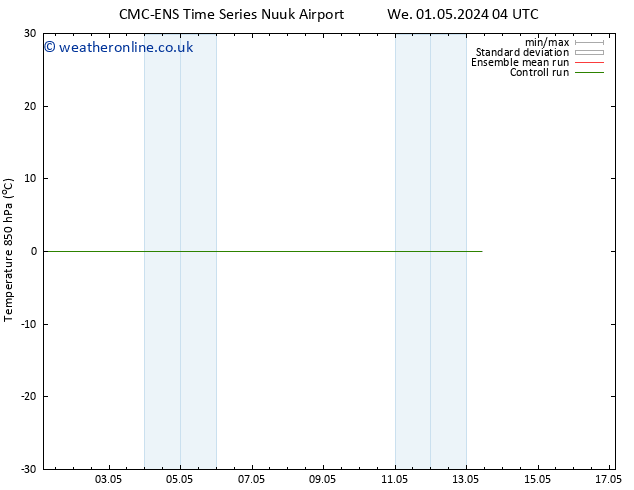 Temp. 850 hPa CMC TS Tu 07.05.2024 04 UTC