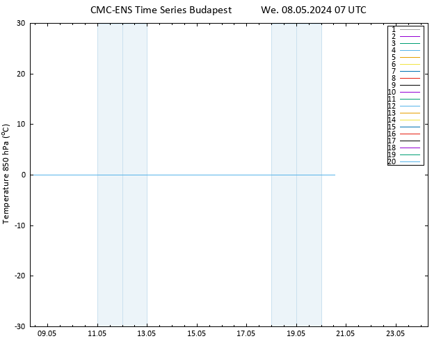 Temp. 850 hPa CMC TS We 08.05.2024 07 UTC