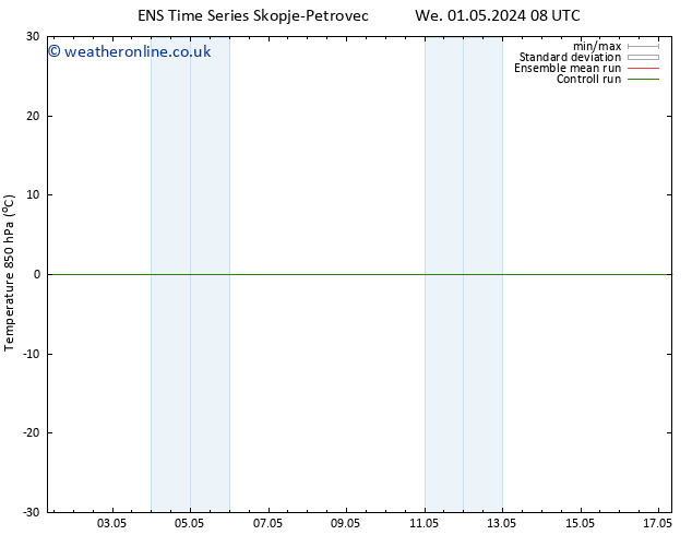 Temp. 850 hPa GEFS TS Th 16.05.2024 08 UTC