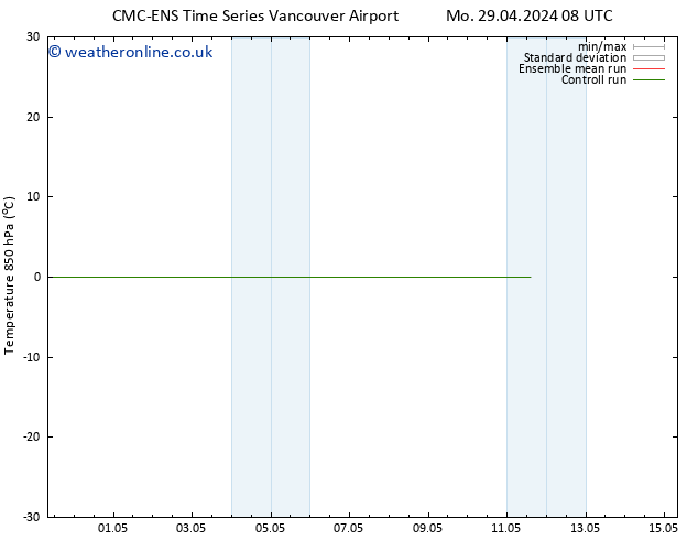 Temp. 850 hPa CMC TS Mo 29.04.2024 14 UTC