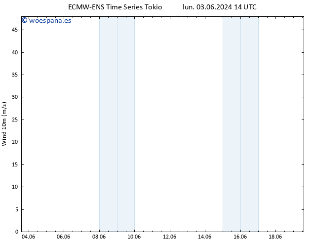 Viento 10 m ALL TS lun 03.06.2024 14 UTC