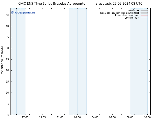 Precipitación CMC TS sáb 25.05.2024 14 UTC