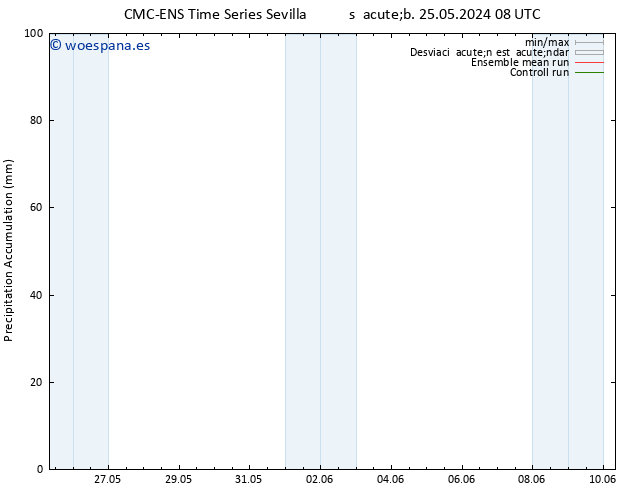 Precipitación acum. CMC TS sáb 25.05.2024 08 UTC