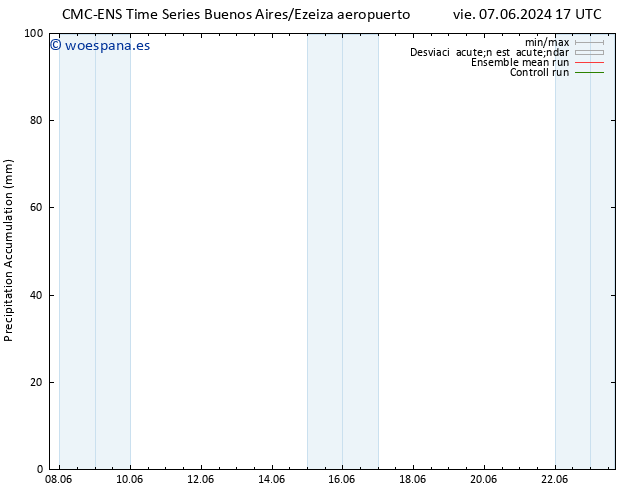 Precipitación acum. CMC TS dom 09.06.2024 23 UTC