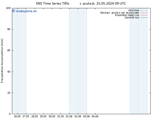 Precipitación acum. GEFS TS vie 31.05.2024 09 UTC