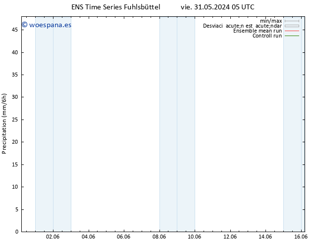 Precipitación GEFS TS vie 31.05.2024 11 UTC