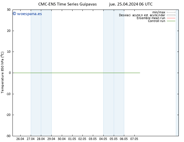 Temp. 850 hPa CMC TS jue 25.04.2024 12 UTC