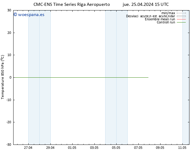 Temp. 850 hPa CMC TS jue 25.04.2024 15 UTC