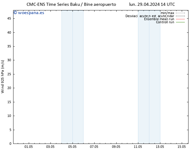 Viento 925 hPa CMC TS vie 03.05.2024 14 UTC