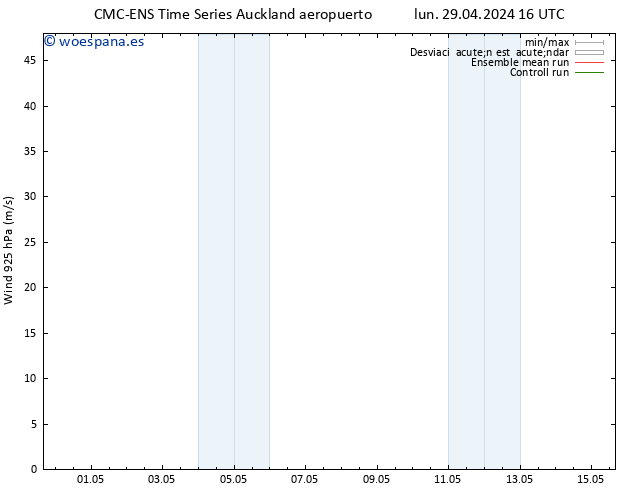 Viento 925 hPa CMC TS lun 29.04.2024 16 UTC