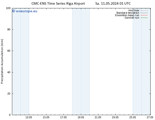 Precipitation accum. CMC TS Sa 11.05.2024 07 UTC