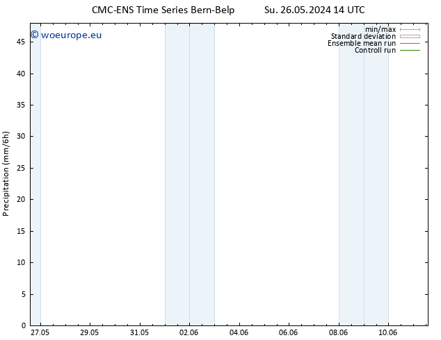 Precipitation CMC TS Mo 27.05.2024 14 UTC