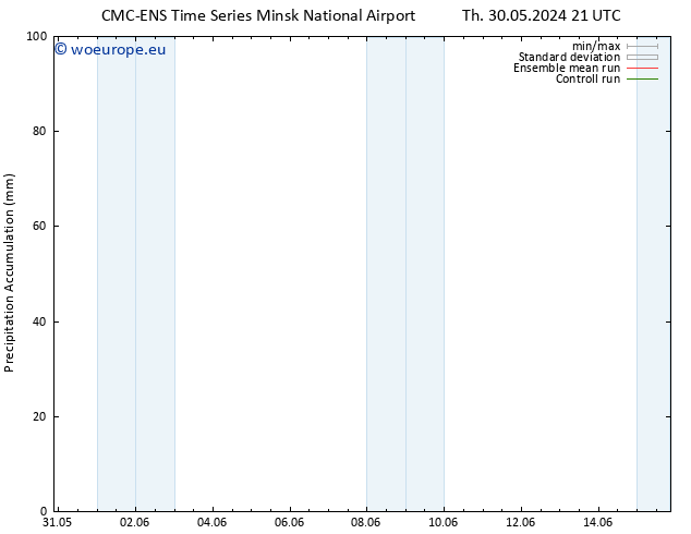 Precipitation accum. CMC TS Th 30.05.2024 21 UTC