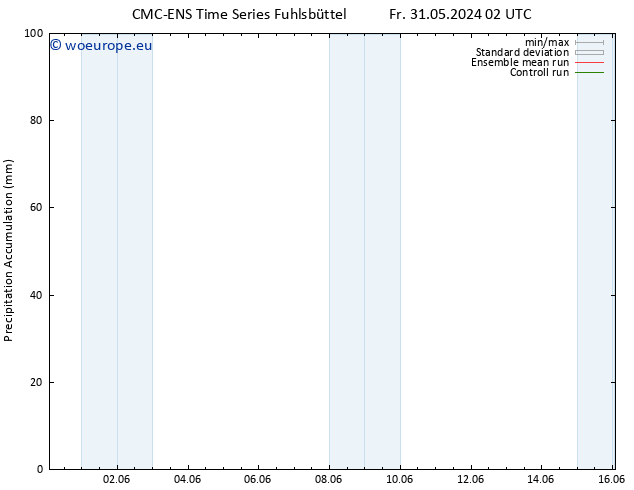 Precipitation accum. CMC TS Fr 31.05.2024 14 UTC