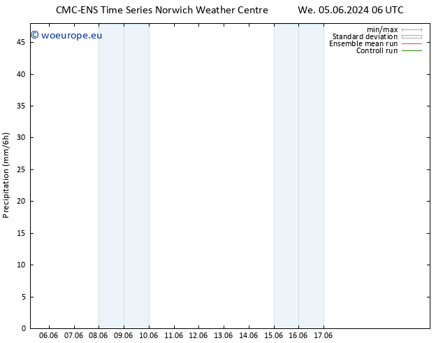 Precipitation CMC TS Mo 17.06.2024 12 UTC