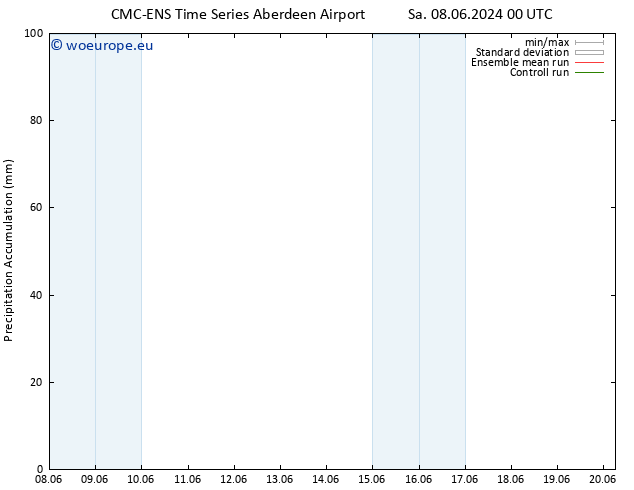 Precipitation accum. CMC TS Sa 08.06.2024 06 UTC