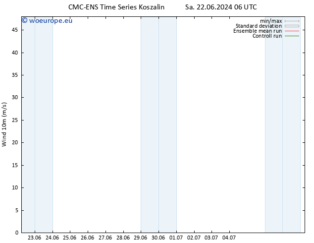Surface wind CMC TS Sa 22.06.2024 12 UTC