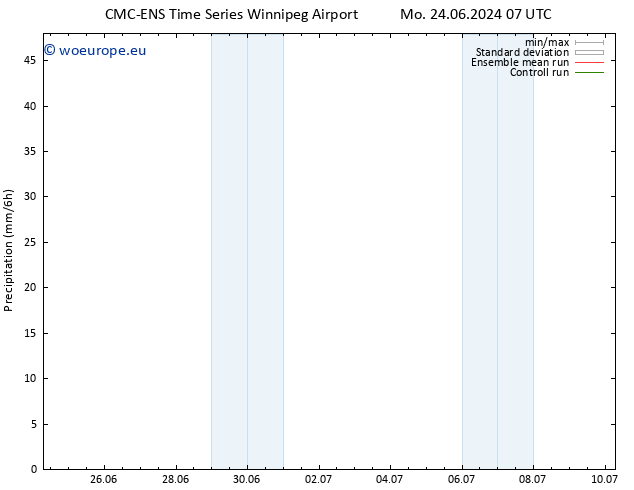 Precipitation CMC TS Mo 24.06.2024 19 UTC