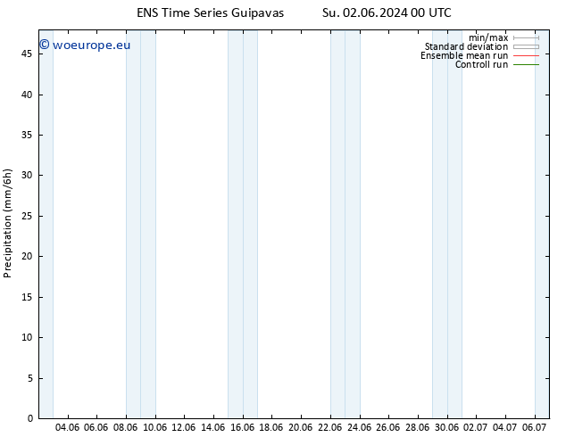 Precipitation GEFS TS Su 02.06.2024 06 UTC