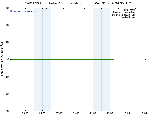 Temp. 850 hPa CMC TS We 01.05.2024 23 UTC