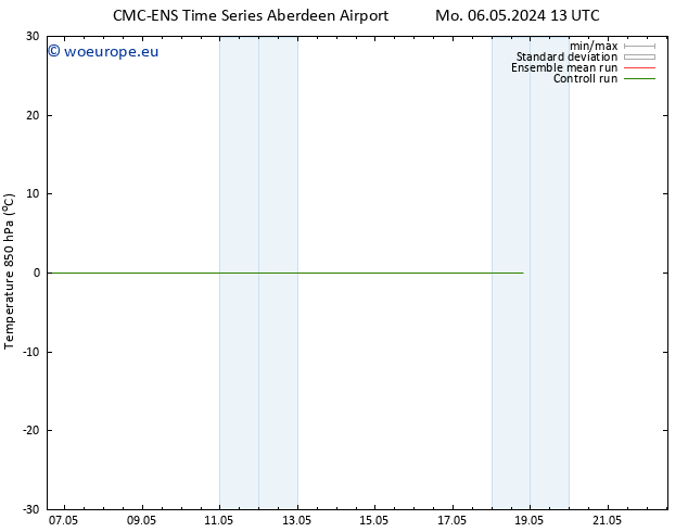 Temp. 850 hPa CMC TS Mo 13.05.2024 07 UTC