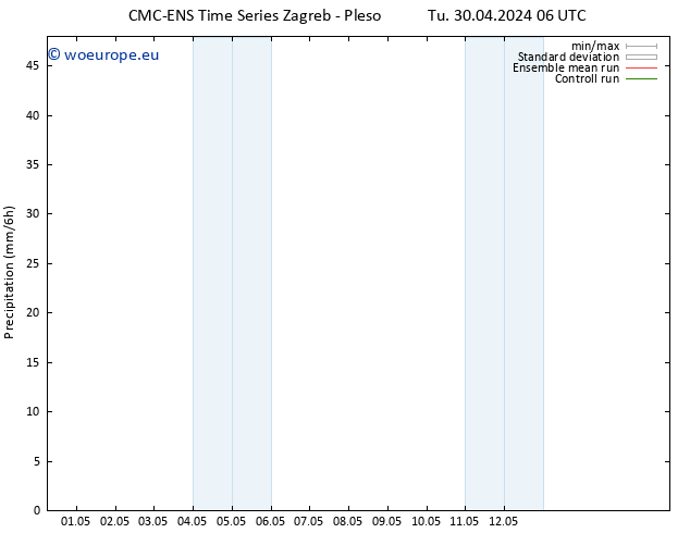 Precipitation CMC TS Tu 30.04.2024 12 UTC