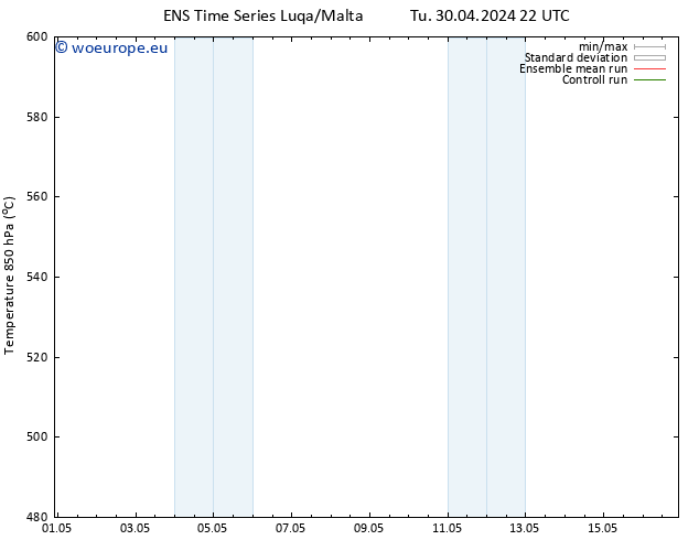 Height 500 hPa GEFS TS Th 16.05.2024 22 UTC