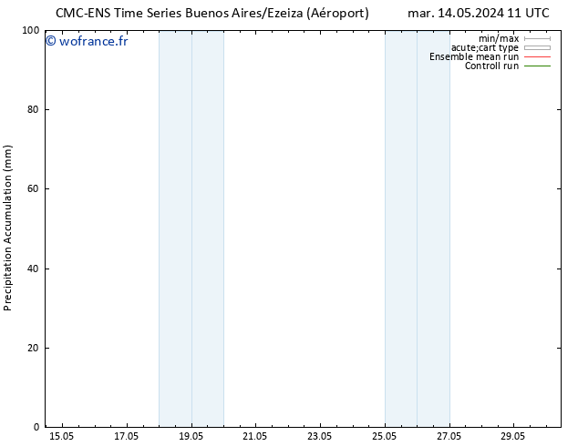 Précipitation accum. CMC TS sam 18.05.2024 11 UTC
