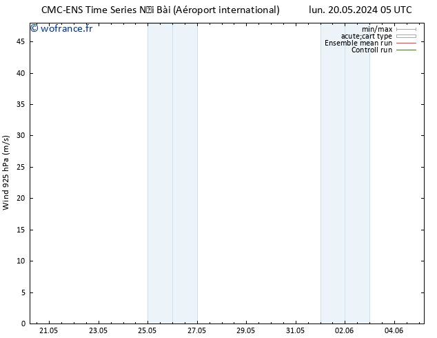 Vent 925 hPa CMC TS lun 20.05.2024 23 UTC