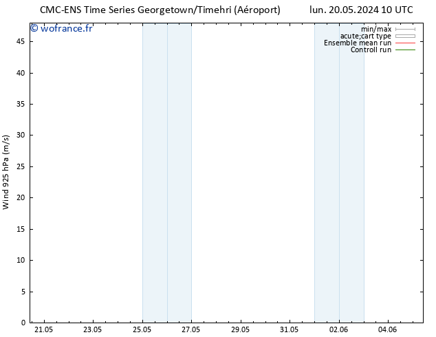 Vent 925 hPa CMC TS dim 26.05.2024 22 UTC