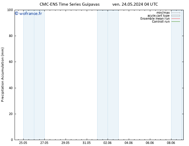 Précipitation accum. CMC TS mar 28.05.2024 22 UTC