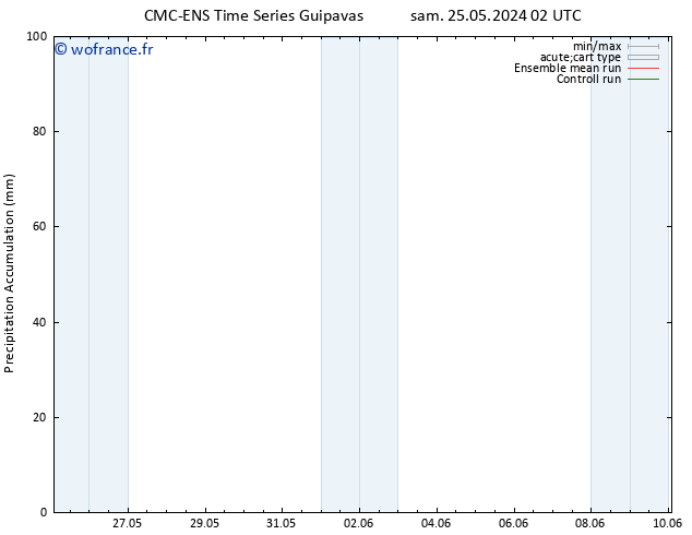 Précipitation accum. CMC TS dim 26.05.2024 14 UTC