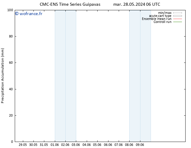 Précipitation accum. CMC TS mar 04.06.2024 06 UTC