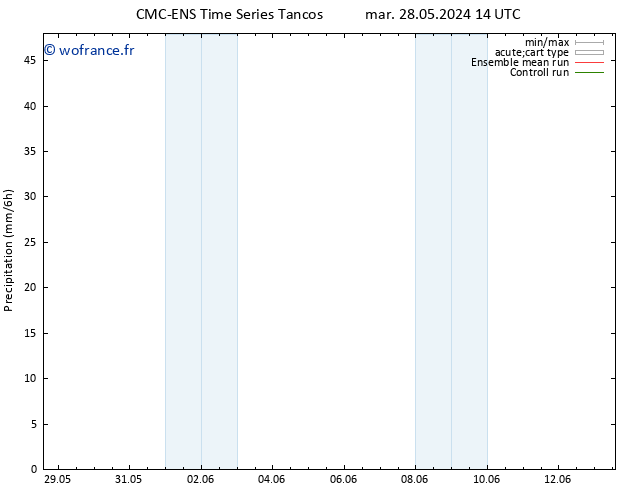 Précipitation CMC TS mar 28.05.2024 14 UTC