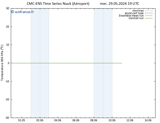 Temp. 850 hPa CMC TS ven 31.05.2024 13 UTC