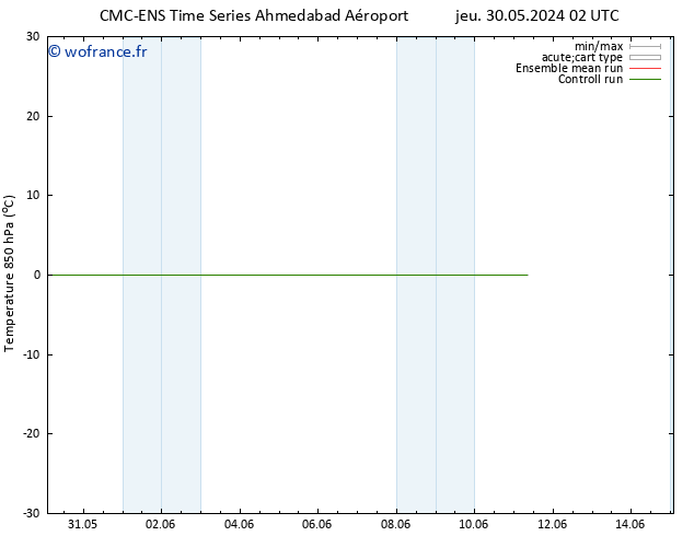 Temp. 850 hPa CMC TS jeu 30.05.2024 02 UTC