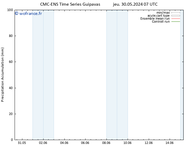 Précipitation accum. CMC TS dim 09.06.2024 07 UTC