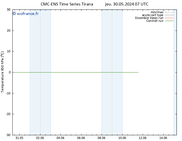 Temp. 850 hPa CMC TS jeu 30.05.2024 13 UTC