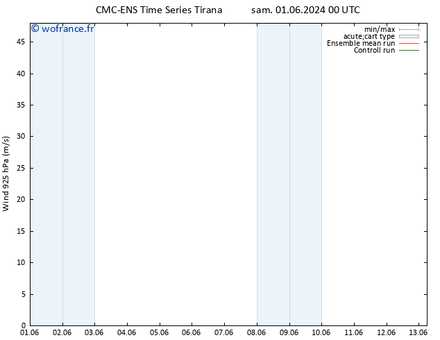 Vent 925 hPa CMC TS jeu 13.06.2024 06 UTC