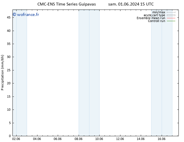 Précipitation CMC TS jeu 13.06.2024 21 UTC