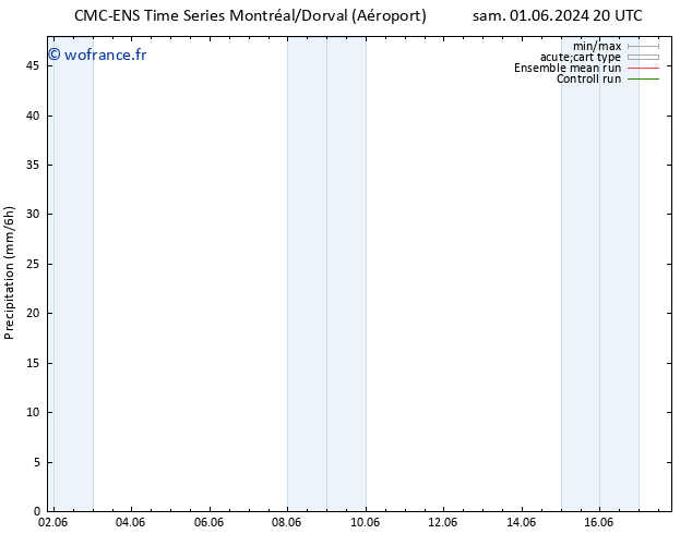 Précipitation CMC TS mer 05.06.2024 20 UTC