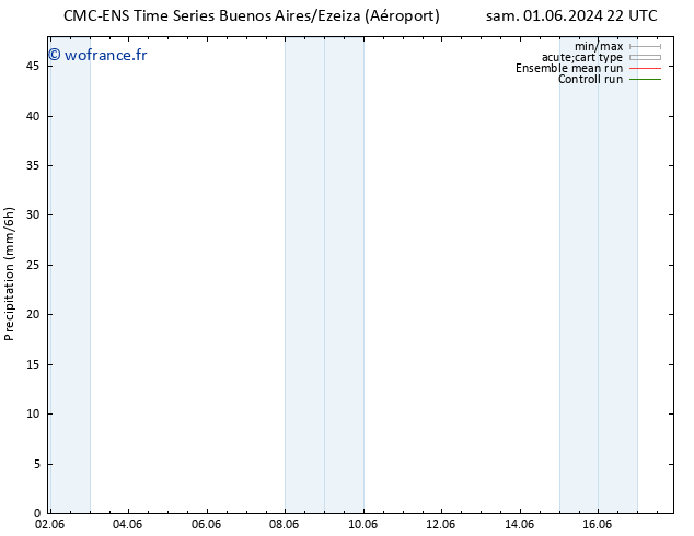 Précipitation CMC TS sam 01.06.2024 22 UTC