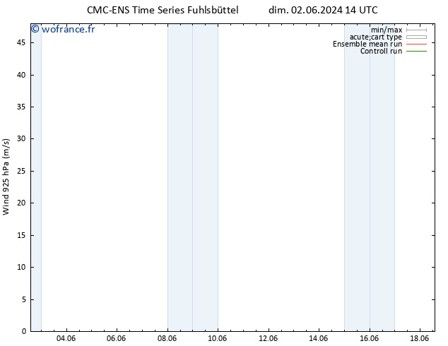 Vent 925 hPa CMC TS ven 14.06.2024 20 UTC