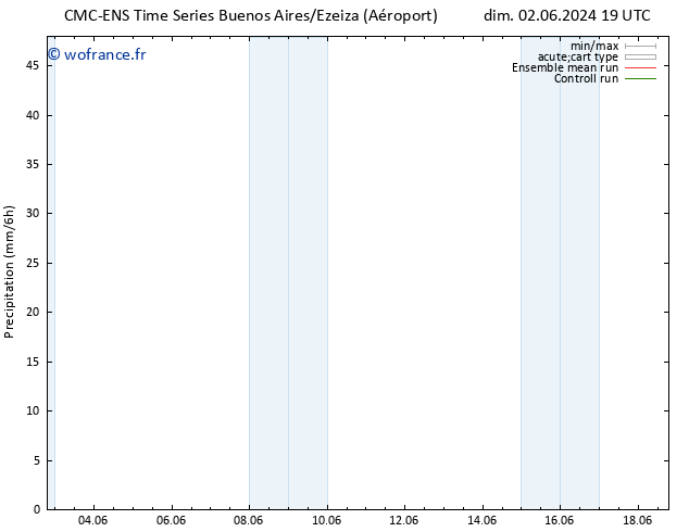 Précipitation CMC TS ven 07.06.2024 19 UTC