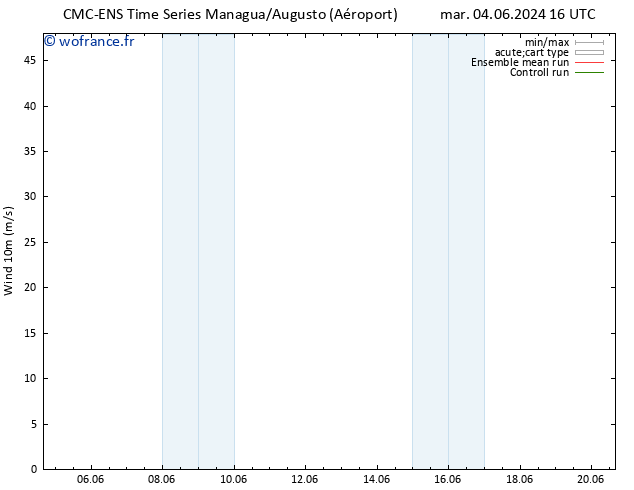 Vent 10 m CMC TS lun 10.06.2024 04 UTC