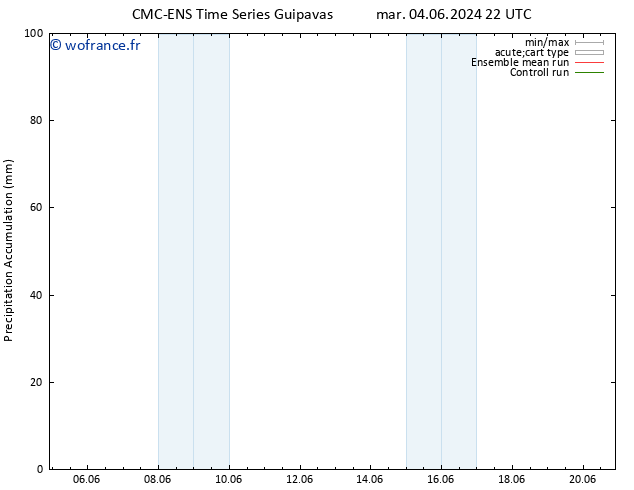 Précipitation accum. CMC TS mar 11.06.2024 10 UTC
