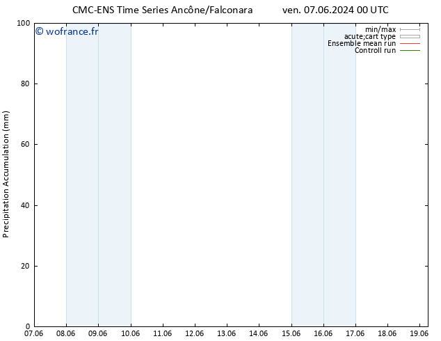 Précipitation accum. CMC TS ven 14.06.2024 00 UTC