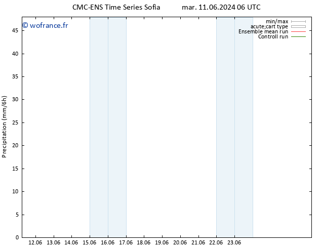 Précipitation CMC TS ven 14.06.2024 06 UTC