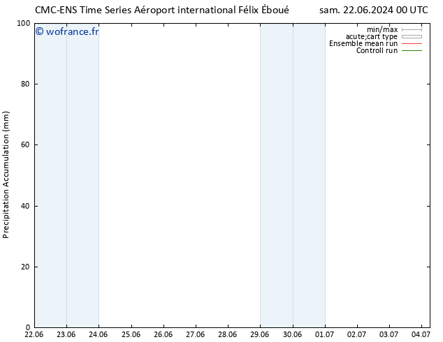 Précipitation accum. CMC TS dim 23.06.2024 06 UTC