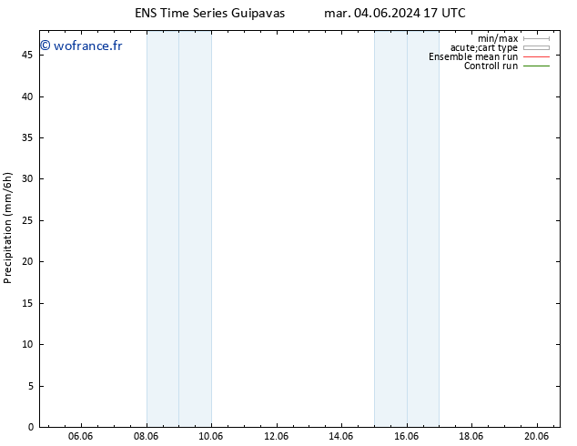 Précipitation GEFS TS dim 16.06.2024 05 UTC